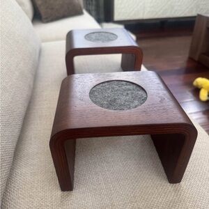 Wooden Sofa Arm Tray Table